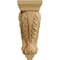 Ekena Millwork 5"W x 7"D x 14"H Large Acanthus Wood Corbel, Maple CORW05X07X14ACMA - alternate 4